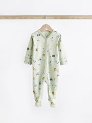 Mint Green Baby Sleepsuits 3 Pack (0-2yrs) - Image 12 of 12