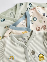 Mint Green Baby Sleepsuits 3 Pack (0-2yrs) - Image 5 of 12