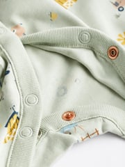 Mint Green Baby Sleepsuits 3 Pack (0-2yrs) - Image 6 of 12