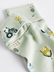 Mint Green Baby Sleepsuits 3 Pack (0-2yrs) - Image 8 of 12