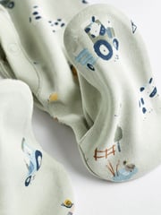 Mint Green Baby Sleepsuits 3 Pack (0-2yrs) - Image 9 of 12