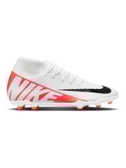 Nike Red Mercurial Superfly 9 Club Cream Ground Football Boots - Image 1 of 11