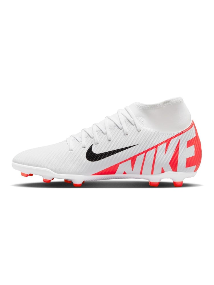 Nike Red Mercurial Superfly 9 Club Cream Ground Football Boots - Image 2 of 11