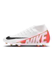 Nike Red Mercurial Superfly 9 Club Cream Ground Football Boots - Image 4 of 11
