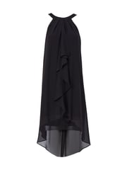 Adrianna Papell Black Chiffon And Jersey Dress - Image 4 of 5