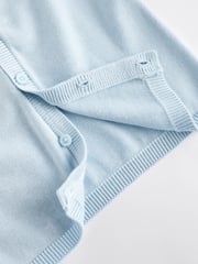 Blue & Navy 100% Cotton Cardigans 2 Pack (0mths-3yrs) - Image 6 of 7