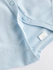 Blue & Navy 100% Cotton Cardigans 2 Pack (0mths-3yrs) - Image 7 of 7