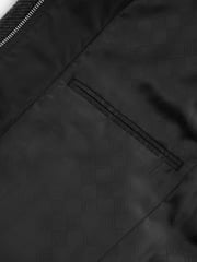 Charcoal Grey Signature Wool Rich Textured Epsom Overcoat - Image 8 of 10