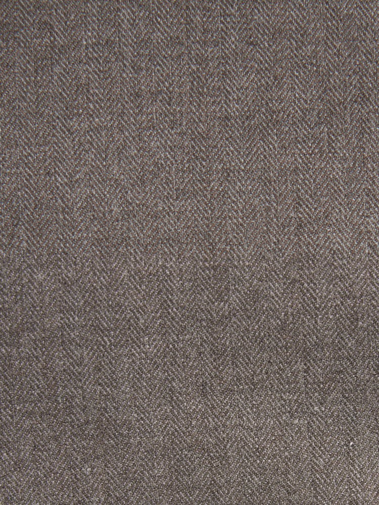 Taupe Natural Herringbone Suit Trousers - Image 9 of 9
