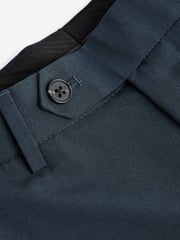 Teal Blue Tailored Fit Suit: Trousers - Image 5 of 8