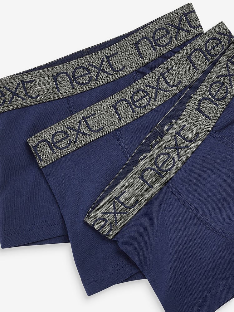 Navy Blue Trunks 5 Pack (2-16yrs) - Image 3 of 3 Navy Blue Trunks 5 Pack (2-16yrs) - Image 3 of 3