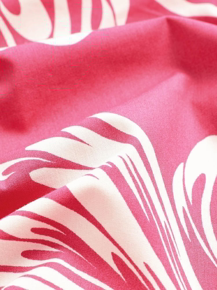 Pink Floral Puff Sleeve  Mini Smock Dress - Image 6 of 6