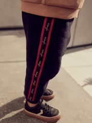 Black/Tan Brown Taped Colourblock Tracksuit (3mths-7yrs) - Image 5 of 7