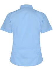 Trutex Blue Short Sleeve Fitted School Blouse (Twin pack) - Image 3 of 3