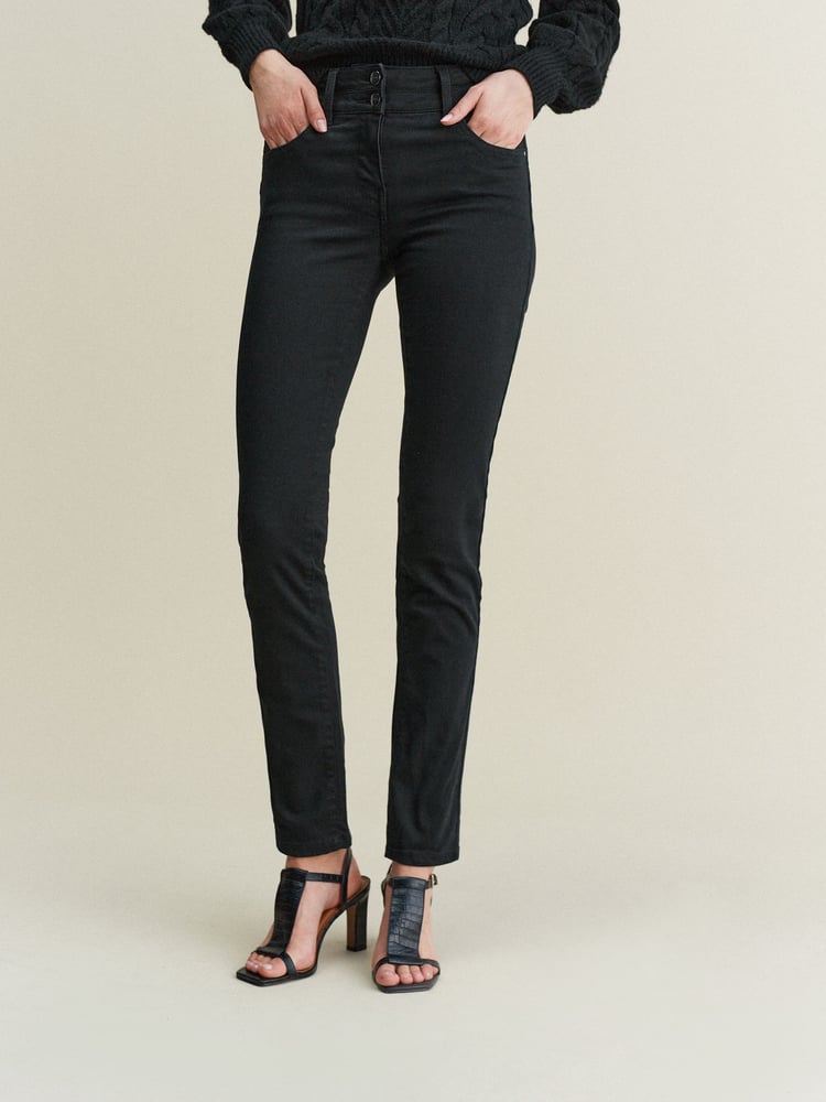 Black Slim Lift And Shape Jeans - Image 1 of 4