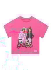 T-Shirt mit Barbie-Charakter-Logo aus 100 % Baumwolle - Bild 1 von 5