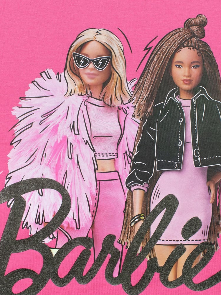 T-Shirt mit Barbie-Charakter-Logo aus 100 % Baumwolle - Bild 5 von 5