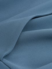 Blue Tailored Crepe Sleeveless Jumpsuit - Image 6 of 6