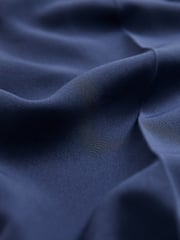 Navy Tailored Button Detail Taper Trousers - Image 3 of 6
