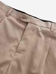 Stone Relaxed Tapered Stretch Smart Trousers - Image 6 of 8