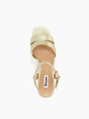 Dune London Gold Molten Sandals - Image 4 of 7
