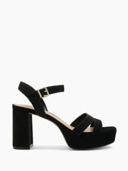 Dune London Black Molten Sandals - Image 3 of 8