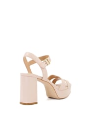 Dune London Nude Molten Sandals - Image 5 of 7