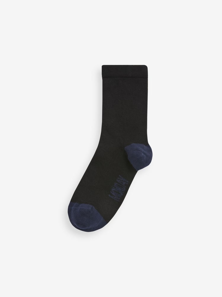 Clarks Black Short Sleeve Black Multi Socks 5 Pack - Image 2 of 7 Clarks Black Short Sleeve Black Multi Socks 5 Pack - Image 2 of 7