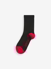 Clarks Black Short Sleeve Black Multi Socks 5 Pack - Image 3 of 7
