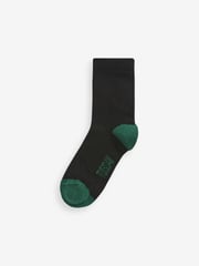 Clarks Black Short Sleeve Black Multi Socks 5 Pack - Image 6 of 7