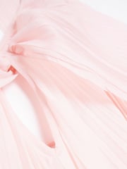 River Island Pink Pleated Cape Maxi Dress - Image 5 of 5