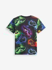 Navy Blue Football Boots Graphic Short Sleeve T-Shirts 2 Pack (3-16yrs) - Image 4 of 6