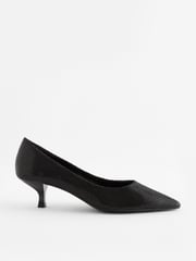 Black Regular/Wide Fit Forever Comfort® Kitten Heel Court Shoes - Image 2 of 5