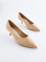 Camel Natural Regular/Wide Fit Forever Comfort® Kitten Heel Court Shoes - Image 1 of 7