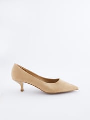 Camel Natural Regular/Wide Fit Forever Comfort® Kitten Heel Court Shoes - Image 4 of 7