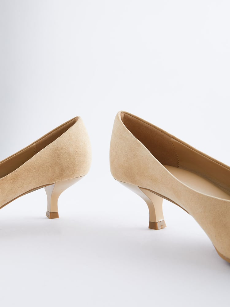 Camel Natural Regular/Wide Fit Forever Comfort® Kitten Heel Court Shoes - Image 7 of 7 Camel Natural Regular/Wide Fit Forever Comfort® Kitten Heel Court Shoes - Image 7 of 7