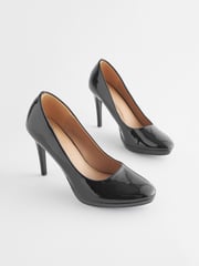 Black Regular/Wide Fit Forever Comfort® Platform Court Shoes - Image 3 of 7