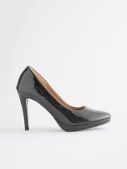 Black Regular/Wide Fit Forever Comfort® Platform Court Shoes - Image 4 of 7