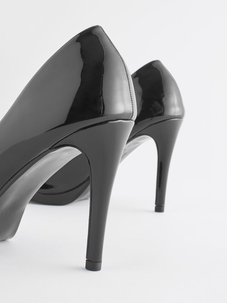 Black Regular/Wide Fit Forever Comfort® Platform Court Shoes - Image 7 of 7 Black Regular/Wide Fit Forever Comfort® Platform Court Shoes - Image 7 of 7