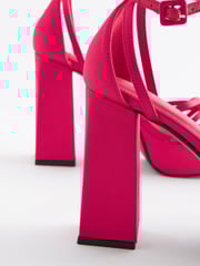 Pink Forever Comfort® Platform Closed Back Sandals - Image 9 of 9