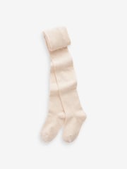 Black/Oatmeal/Charcoal 3 Pack Cotton Rich Tights - Image 4 of 4
