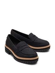 Schwarz - TOMS Cara Leather Loafers - Bild 2 von 5