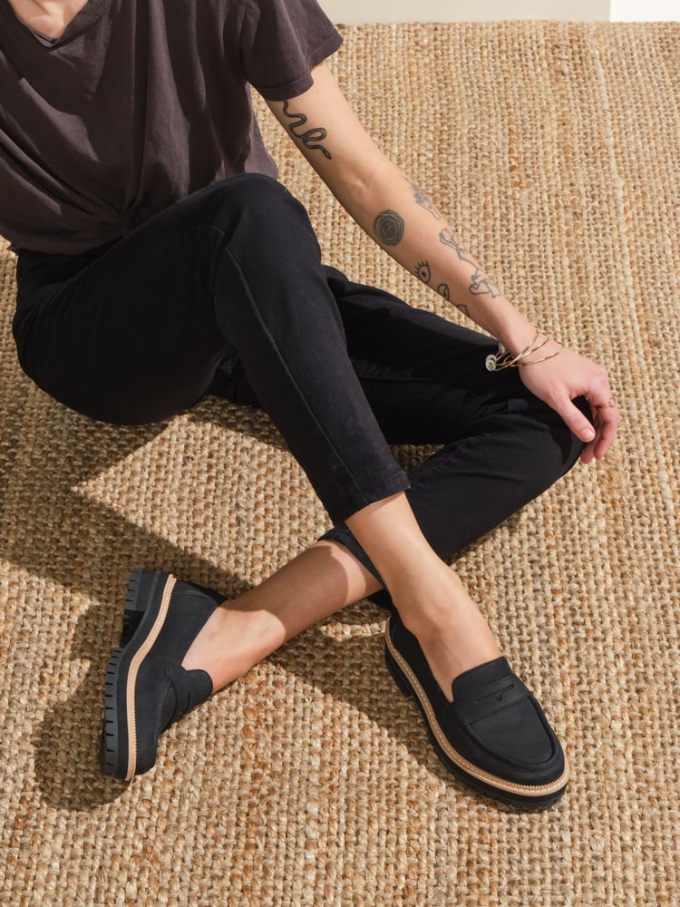 Schwarz - TOMS Cara Leather Loafers - Bild 5 von 5 Schwarz - TOMS Cara Leather Loafers - Bild 5 von 5