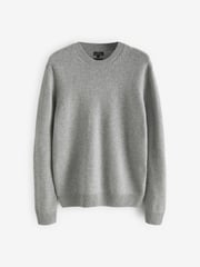 Hellgrau - Premium-Pullover aus 100 % Lambswool, Regular Fit - Bild 9 von 11