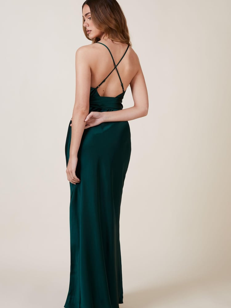 Rewritten Brooklyn Bridesmaid Dress With Waist Tie - Image 2 of 6