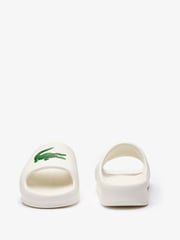 Lacoste Womens Serve Slide White Sandals - Image 3 of 8