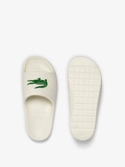 Lacoste Womens Serve Slide White Sandals - Image 4 of 8