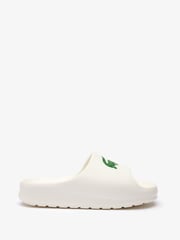 Lacoste Womens Serve Slide White Sandals - Image 6 of 8