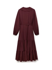 Another Sunday Wrap Over Midi Dress With Ruffle Detail - Image 6 of 7