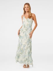 Forever New White Poppy Ruffle Gown - Image 1 of 4